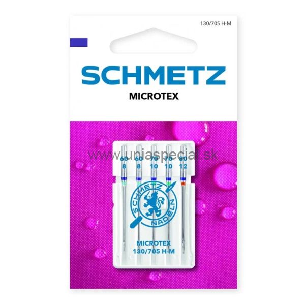 Ihly Microtex do domácich strojov 5 ks (2x60, 2x70, 1x80)