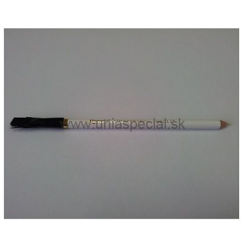 Krajčírska ceruzka na látku s kefkou - biela