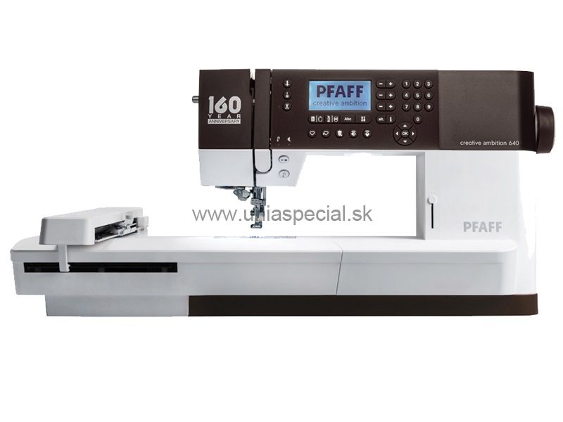 Šijací a vyšívací stroj Pfaff Creative Ambition 640 + vyšívací jednotka