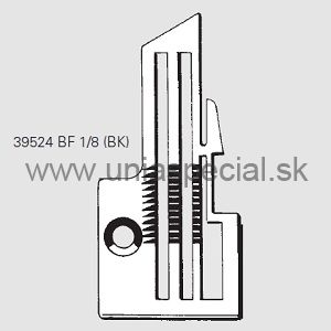 Stehová platnička pre Union Special (MAIER) - 39524 BF 1/8 (BK)