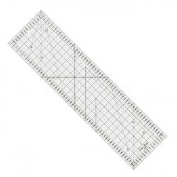 Pravtko pre patchwork 16 x 60 cm - ierny popis
