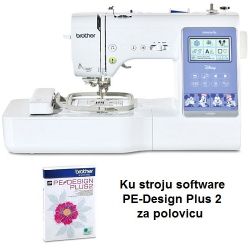ijac a vyvac stroj Brother M380D + software PE-Design Plus 2 za polovicu