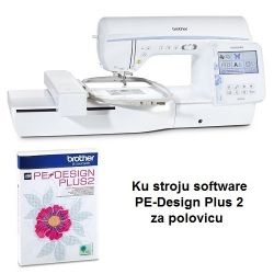 ijac a vyvac stroj Brother NV2700 + software PE-Design Plus 2 za polovicu