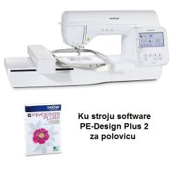 Vyvac stroj Brother NV880E + software PE-Design Plus 2 za polovicu