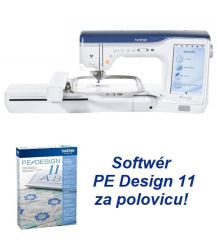 ijac a vyvac stroj Brother Stellaire XJ1 + software PE Design 11 za polovicu