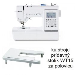 ijac stroj Brother Innov-Is A150 + prdavn stolk WT15 za polovicu
