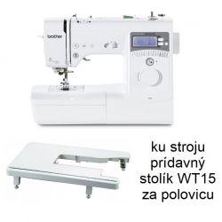 ijac stroj Brother Innov-Is A16 + prdavn stolk WT15 za polovicu