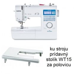 ijac stroj Brother Innov-Is A60SE + prdavn stolk WT15 za polovicu