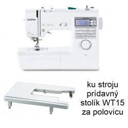 ijac stroj Brother Innov-Is A80 + prdavn stolk WT15 za polovicu