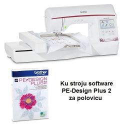 Vyvac stroj Brother NV870SE + software PE-Design Plus 2 za polovicu
