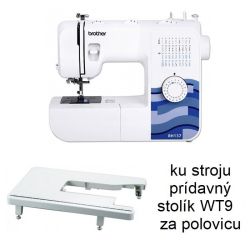 ijac stroj Brother RH137 + prdavn stolk WT9 za polovicu