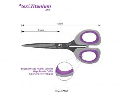 Nožnice TITANIUM Ti700