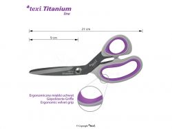 Nožnice TITANIUM Ti814
