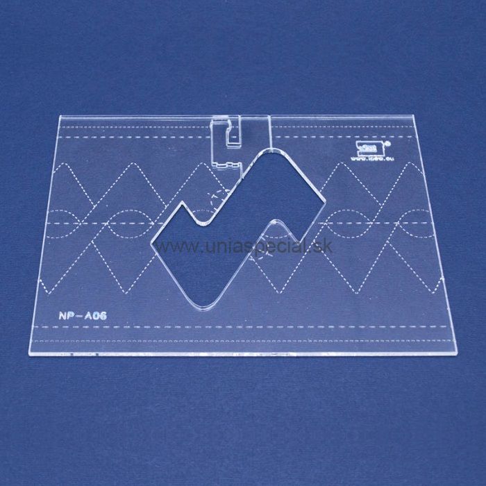 Quiltovacie pravítko - bordúra uzly NP-A06
