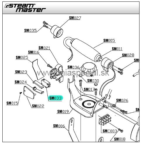 Mikrospínač pre žehličku STEAM MASTER